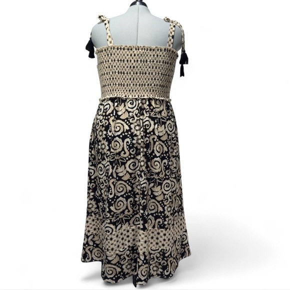 Cato Smocked Boho Maxi Dress Plus Size 18W/20W Cottagecore Boho Indie Summer - Picture 6 of 9